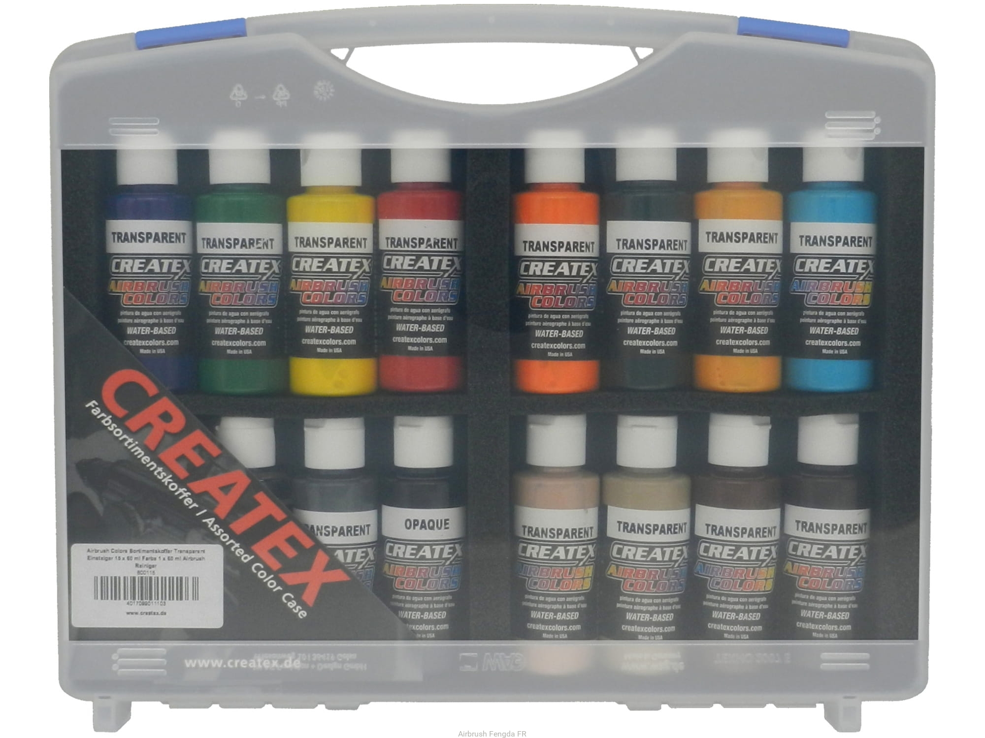 Peinture Createx Classic transparente Turquoise 240ml main image 1