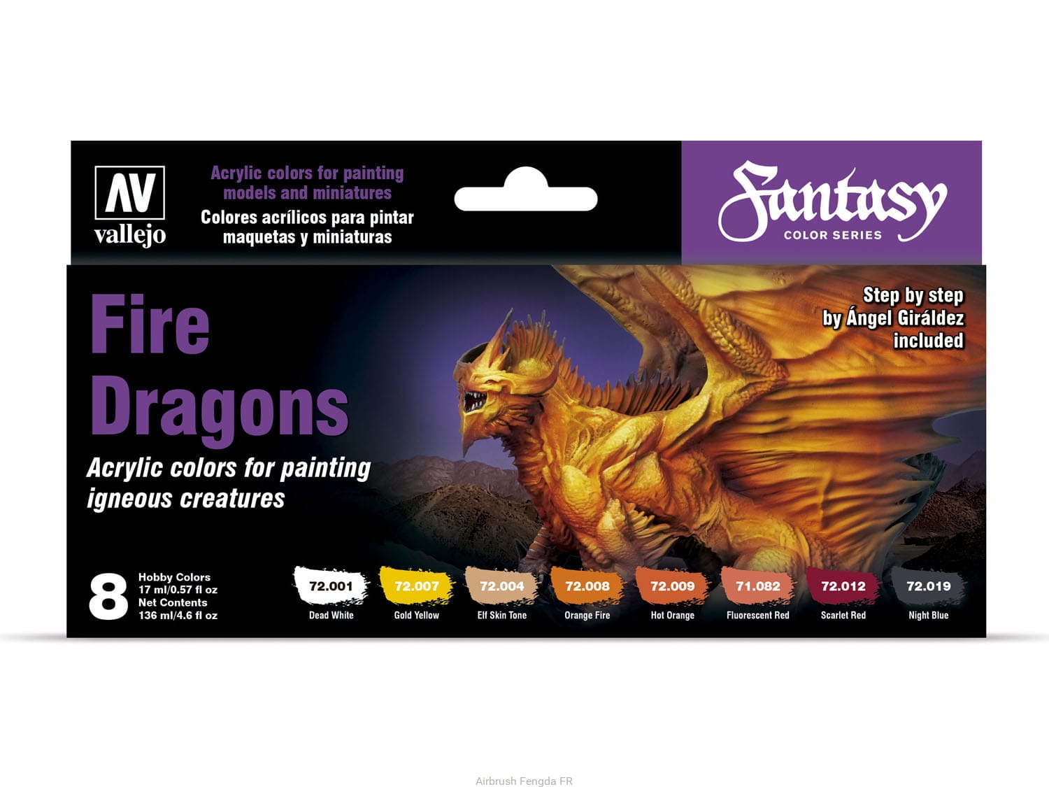 Vallejo Game Color Set: Non Death Chaos By Angel Giraldez (8) Satın Al - Art Sanatsal