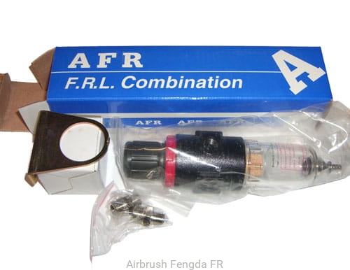 Régulateur Pression Air FASIZI AFR2000 Avec Filtre à Eau - Pour Aérographe, Compresseur, Outils Pneumatiques