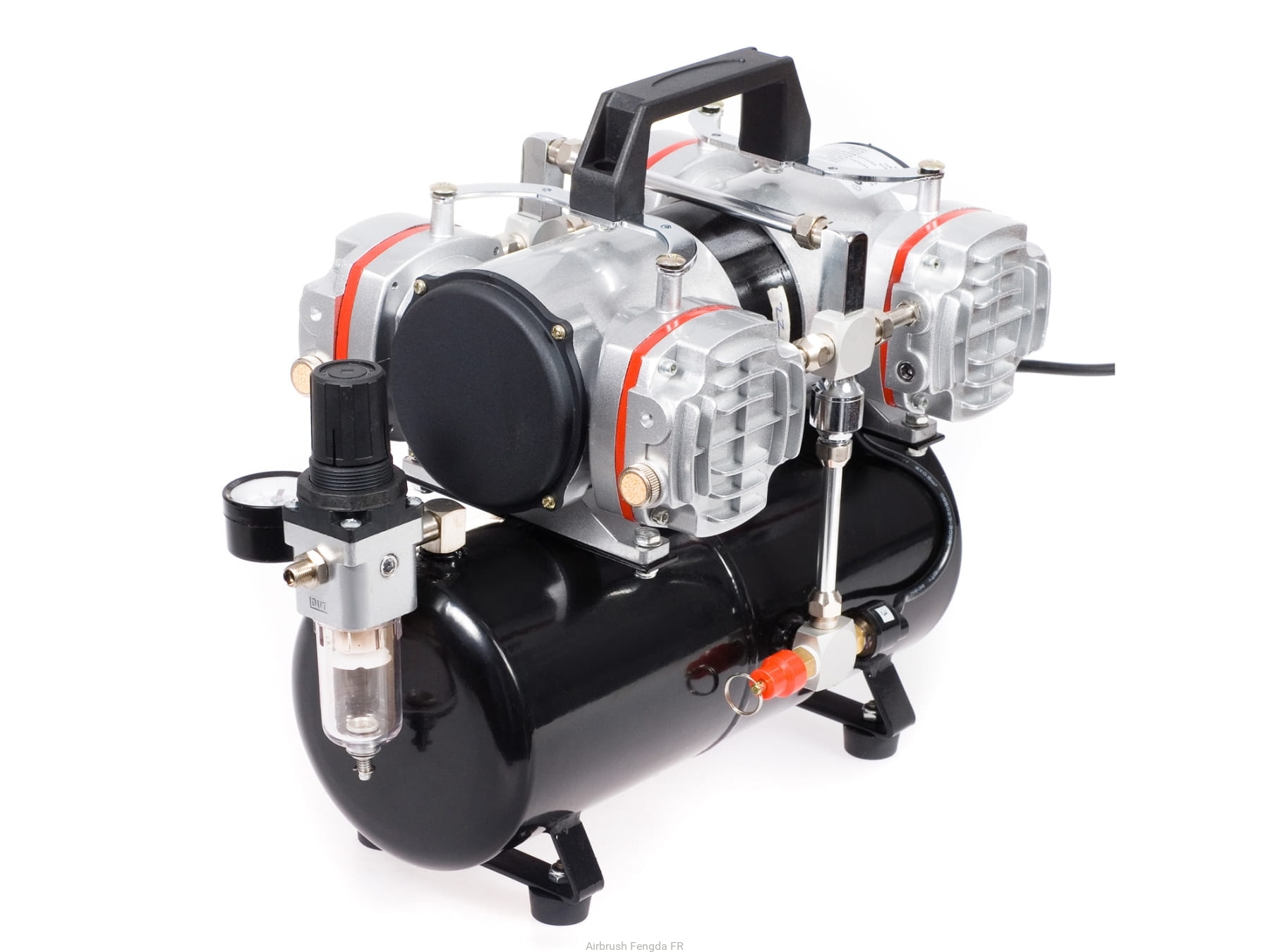 Kit Aérographe Professionnel Fengda FD-207K Avec Compresseur Intelligent