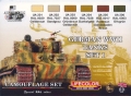 Série de peintures camouflages LifeColor CS01 GERMAN WWII TANKS SET1