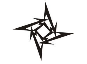 Pochoir de tatouage Aérographe V102