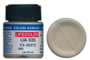 Peinture LifeColor UA020 mimetic sand grey 61-73