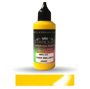 Stardust WPU515 Airbrush PU 1K RC GLOSS LACQUERS Peinture Color YELLOW 60ml