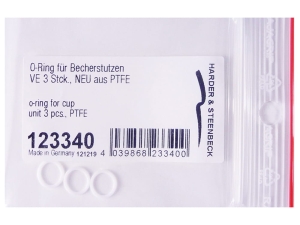 Harder & Steenbeck 123340 O-ring for cup (3pcs), PTFE