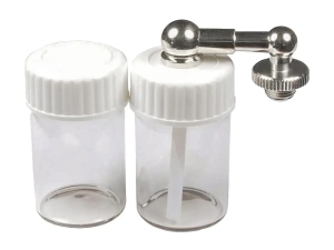 Harder & Steenbeck 124403 Side connector set with 2 glasses á 15ml for EVO, INFINITY, COLANI, HANSA