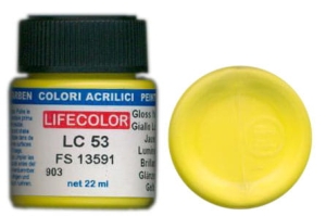 Peinture LifeColor LC53 basic gloss yellow