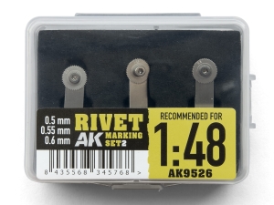 AK TOOL AK9526 RIVET MARKING SET 2 (1:48)
