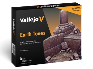 Vallejo Model Color 16 color Set 70141 Earth Tones (16)