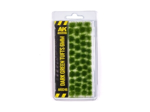 AK TUFTS AK8246 DARK GREEN TUFTS 6MM