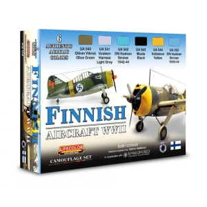 Série de peintures camouflages LifeColor XS09 FINNISH AIRCRAFT