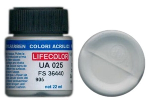Peinture LifeColor UA025 mimetic light gull grey