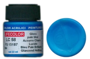 Peinture LifeColor LC58 basic gloss pale blue