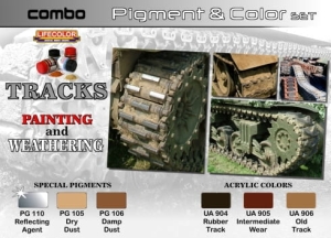 Série de pigments et peintures LifeColor SPG02 TRACKS