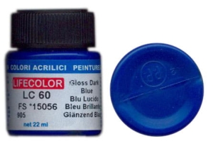 Peinture LifeColor LC60 basic gloss dark blue
