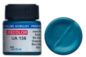 Peinture LifeColor UA136 mimetic blue aotake