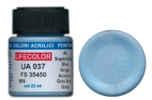 Peinture LifeColor UA037 mimetic air superiority blue