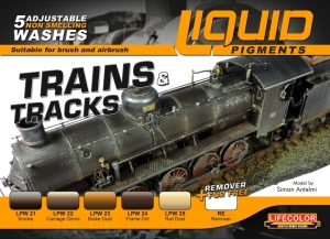 LifeColor LIQUID LIGMENTS LP05 TRAINS & TRACKS