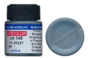 Peinture LifeColor UA145 mimetic french blue grey
