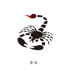 Pochoir pour tatouage brillant Fengda 06-04