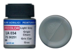 Peinture LifeColor UA034 mimetic light grey
