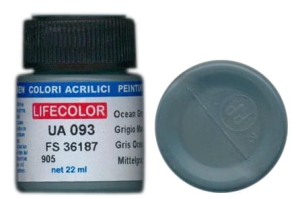 Peinture LifeColor UA093 mimetic ocean grey