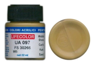 Peinture LifeColor UA097 mimetic middle stone