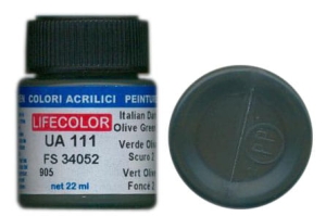 Peinture LifeColor UA111 mimetic dark olive 2