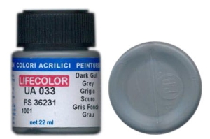 Peinture LifeColor UA033 mimetic dark gull grey