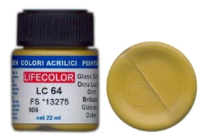 Peinture LifeColor LC64 basic gloss ochre