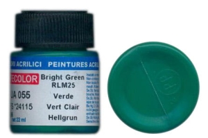 Peinture LifeColor UA055 mimetic bright green rim 25