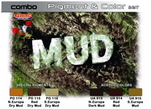 Série de pigments et peintures LifeColor SPG05 MUD