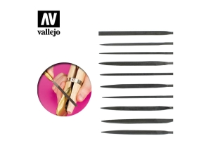 Vallejo T03001 Budget needle file set (10)