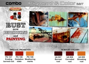 Série de pigments et peintures LifeColor SPG03 RUST