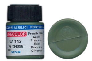 Peinture LifeColor UA142 mimetic french kaki