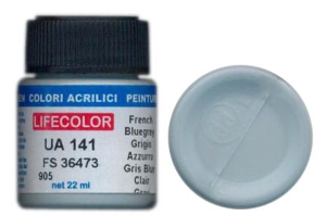Peinture LifeColor UA141 mimetic french blue grey