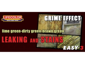 Série de peintures camouflages LifeColor MS11 GRIME EFFECT