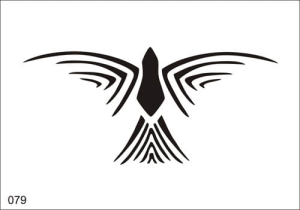 Pochoir de tatouage Aérographe V079