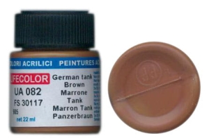 Peinture LifeColor UA082 mimetic german tank brown