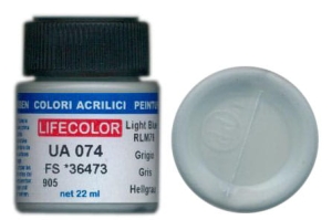 Peinture LifeColor UA074 mimetic light blue rim 76