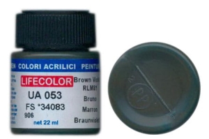 Peinture LifeColor UA053 mimetic brown violet rim 81