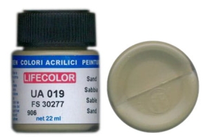 Peinture LifeColor UA019 mimetic sand