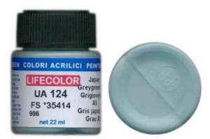 Peinture LifeColor UA124 mimetic japan grey green a5