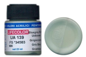 Peinture LifeColor UA139 mimetic blue grey rim unknown