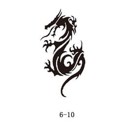 Pochoir pour tatouage brillant Fengda 06-10