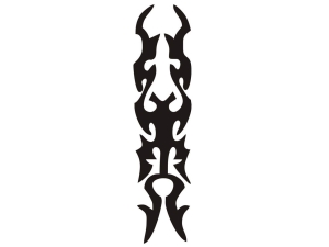 Pochoir de tatouage Aérographe V076