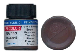 Peinture LifeColor UA143 mimetic french brown