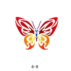 Pochoir pour tatouage brillant Fengda 06-08