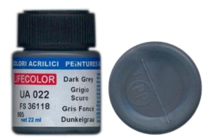 Peinture LifeColor UA022 mimetic dark grey