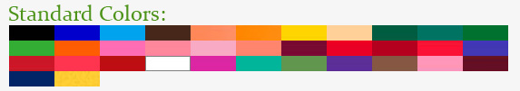 AmeriColor Standard Colors 133ml